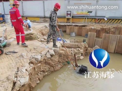 广州市政污水封堵、潜水蛙人水下封堵污水管道公司