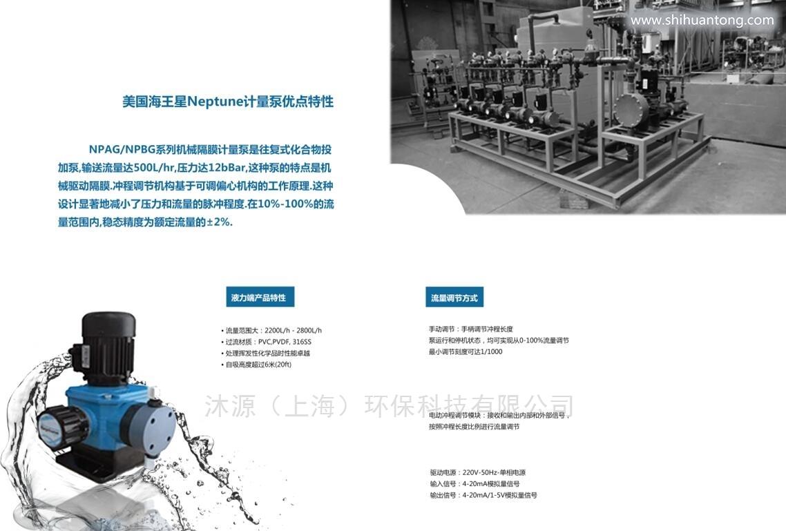 计量泵选型美国海王星机械计量泵NPA0090PQ1MBN