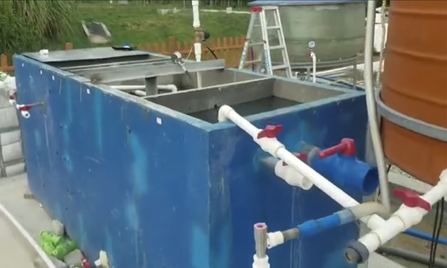 JBR树脂砼一体化污水处理设备（10吨卧式）