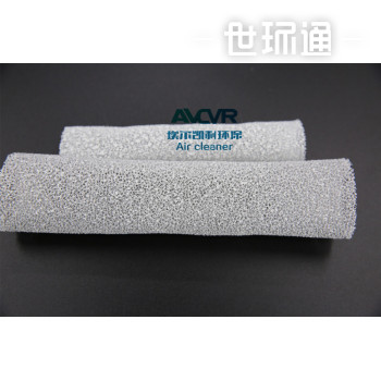UV光氧设备纳米二氧化钛光催化板 工业废气治理光解催化网筒式海绵网光触媒过滤网