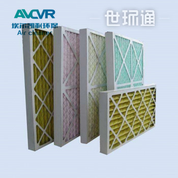 渗碳型化学纤维滤材 纸框折褶板式活性炭过滤器