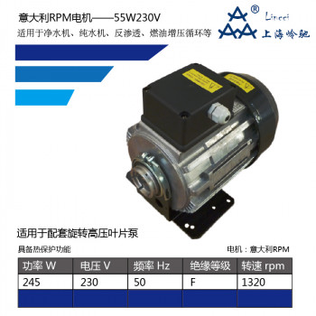 供应550W230V意大利RPM电机用于旋转高压叶片泵