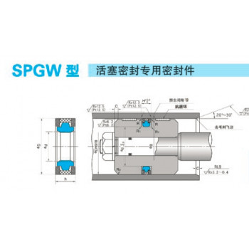 日本NOK品牌SPGW型和SPGC型 孔用油缸密封圈