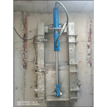 雨污水分流井调流闸门 排口系统设备液动限流装置