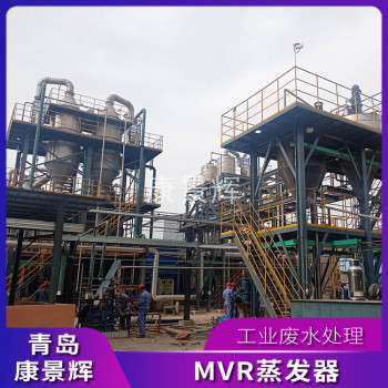 单效MVR蒸发结晶设备 康景辉 石化废水零排放设备定制厂家 使用寿命长