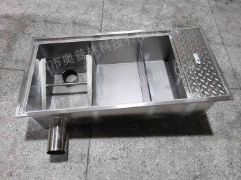 厨房不锈钢隔油池餐饮酒店商用隔油池小型地埋油水分离器