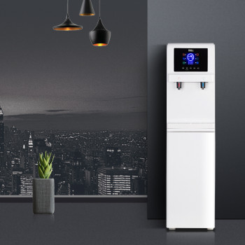 爱普兰（APURELI）家用商用立式直饮进口RO膜过滤饮水机智能LED显示AP501R立式直饮机