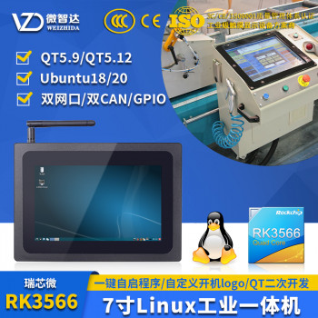 7寸Linux工业一体机国产方案RK3566