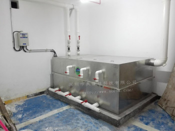 AGY-M10-地沟式不锈钢隔油器厨房隔油池