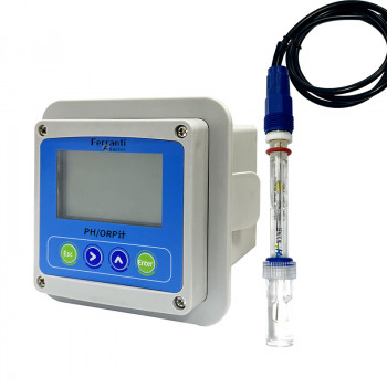  沃环工业在线ph检测仪 orp控制器水质酸碱度测试传感器电极ph计