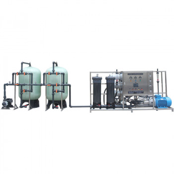 3吨苦咸水海水淡化设备 纯水设备反渗透技术处理纯水设备整套设计