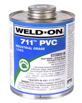 美国IPS Weld-On PVC胶粘剂 711