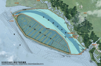 东风西沙水库位于崇明岛西南部项目