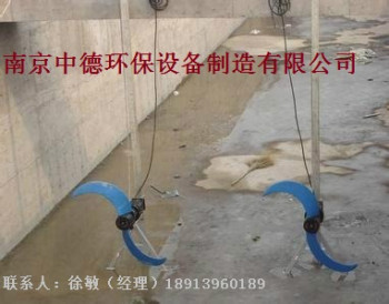 低速推流器现场运行工况视频及配套范围；聚氨酯桨叶潜水推流器应用领域及使用范围