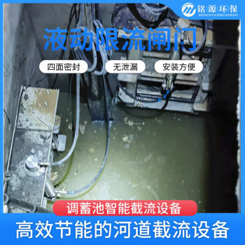 拍门式水力冲洗门 调蓄池液压门式冲洗系统 不锈钢闸门