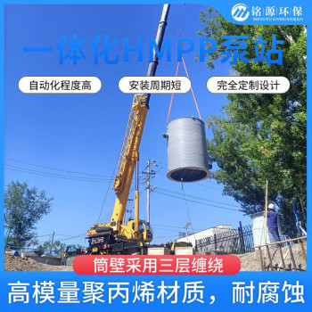 HMPP一体化提升泵站 城市改造用 无堵塞无异味三层耐腐蚀