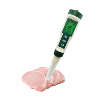 便携式pH测试仪高精度便携式pH计食品测试仪，适用于肉类和乳制品