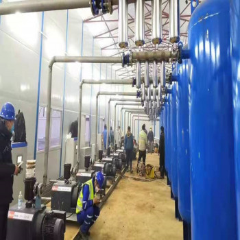 负压吸引中心除菌过滤器 真空泵排气除菌