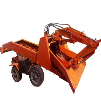 PL80扒渣机集挖掘、运输为一体