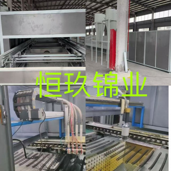 新能源弹簧植绒设备-汽车内饰件植绒生产线