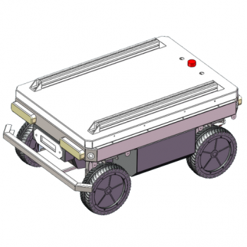 四轮四驱移动机器人底盘