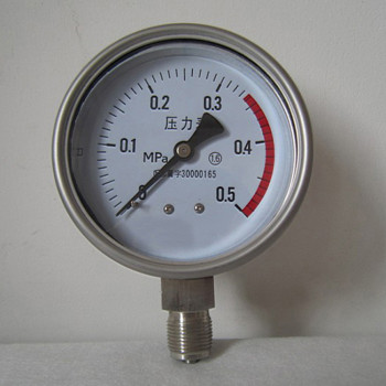 防腐膜片式压力表操作简单使用方便