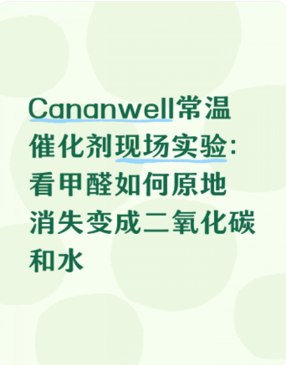 硬核实验：看甲醛如何
