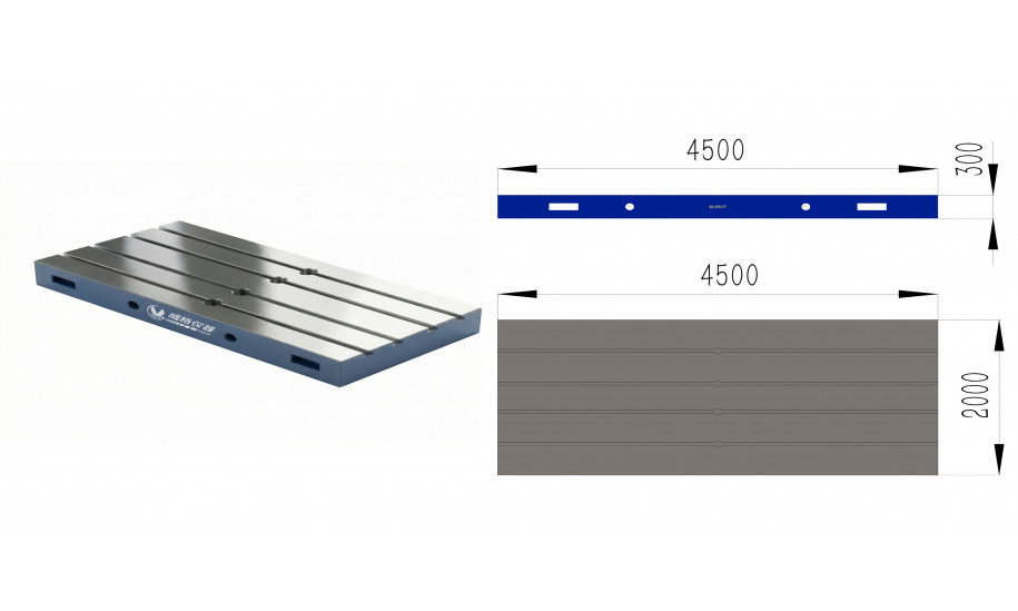 铸铁平板（宽2000系列