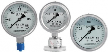 不锈钢压力表Y-B系列