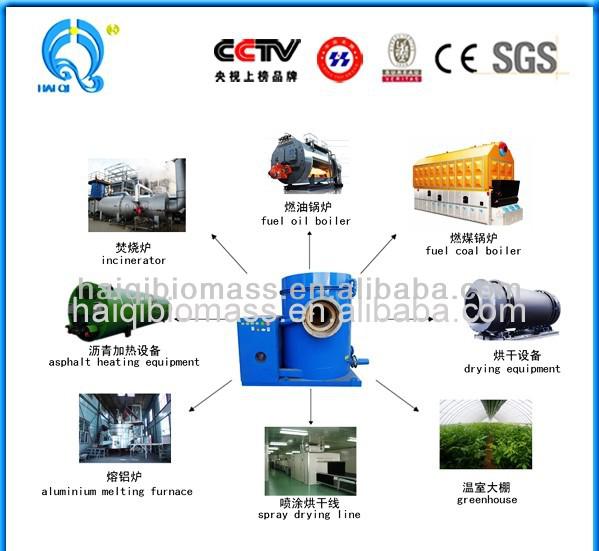 Take place oil fired boiler biomass wood chips gas cook top 2 burner for dryer for sale