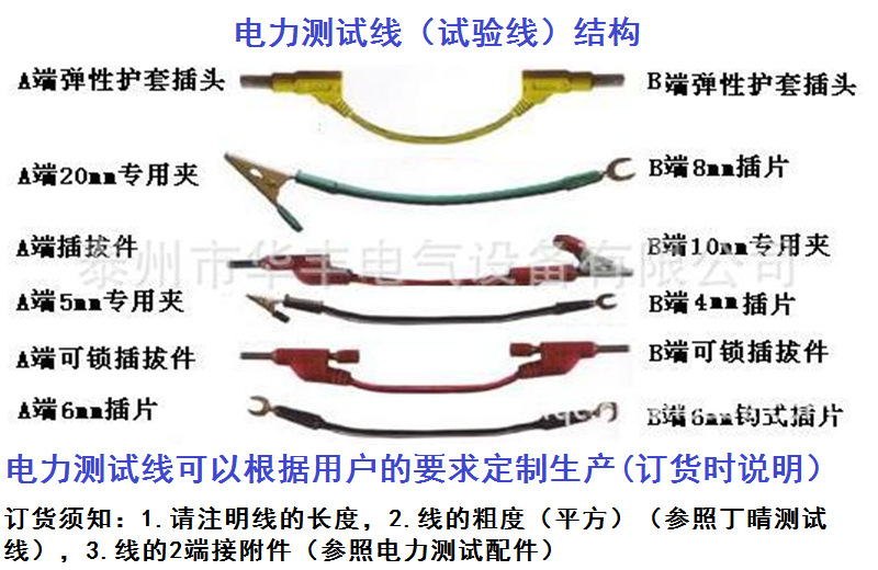 测试线示意图