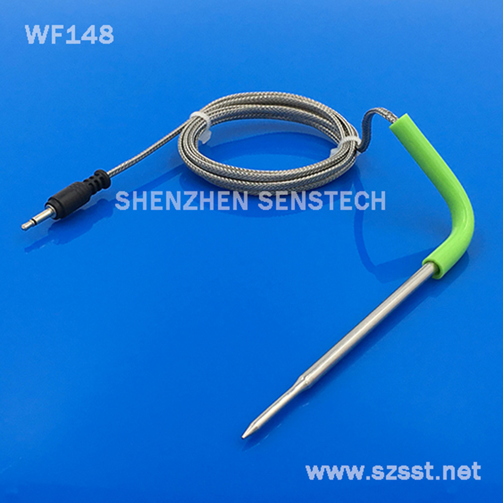 148 绿色pvc护套NTC热敏电阻温度传感器