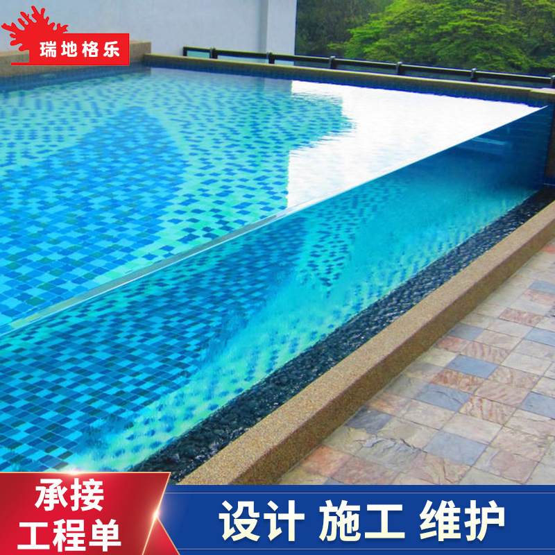 厂家定制私家别墅泳池 亚克力无边游泳池户外透明悬空游泳池—深圳市他拍档科技有限公司