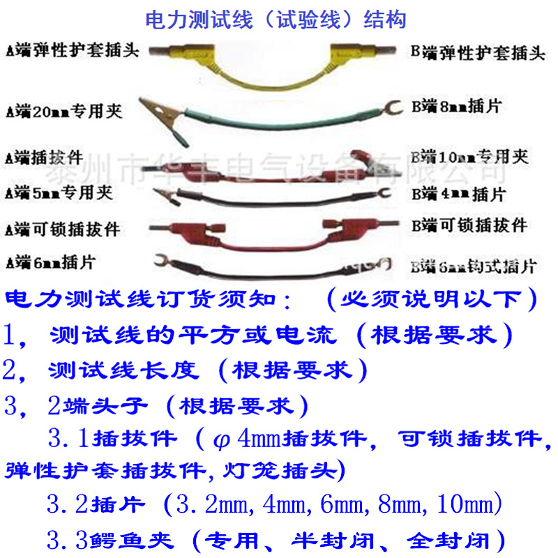 电力试验线