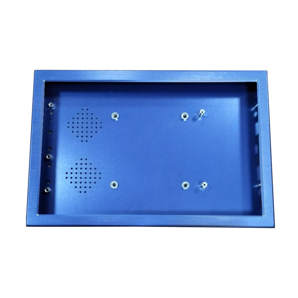 蓝色拉丝显示器