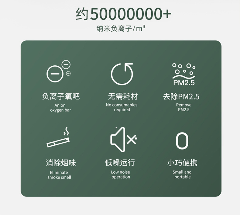 挂脖空气净化器