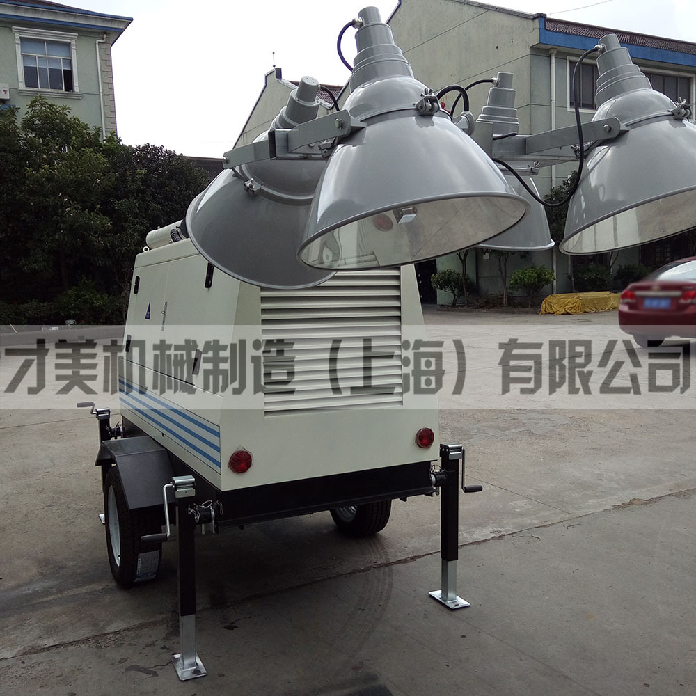 移动照明灯车12