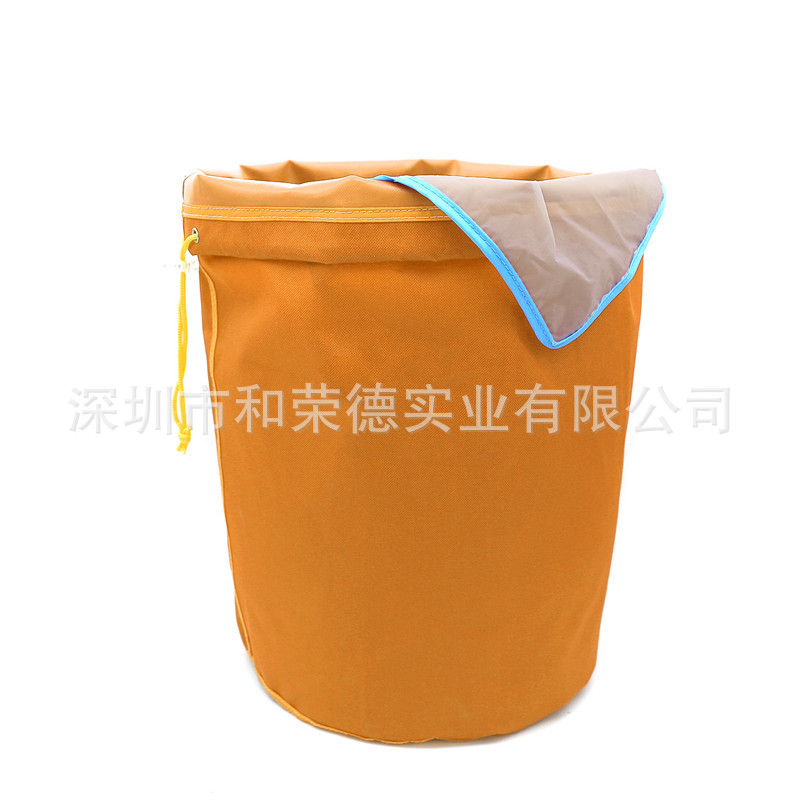 5加仑橘红色120微米过滤网袋