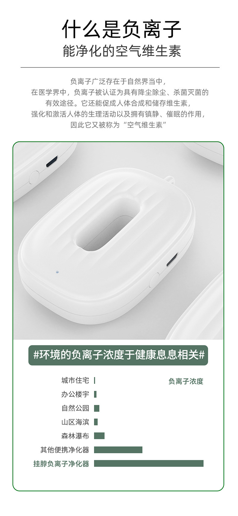 挂脖空气净化器