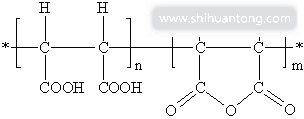 水解聚马来酸酐 HPMA 结构式