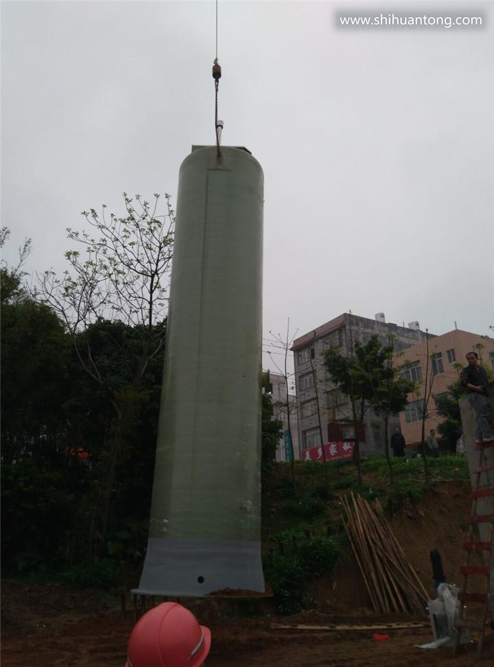山东省东营市垦利县一体化玻璃钢预制泵站