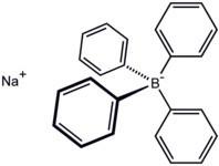 四苯硼钠的分子结构